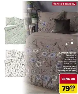 Carrefour Komplet pościeli flanelowej DETEXPOL oferta