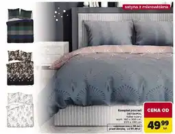 Carrefour Komplet pościeli DETEXPOL satyna z mikrowłókna oferta