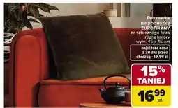 Carrefour Poszewka na poduszkę EUROFIRANY ze sztucznego futra oferta