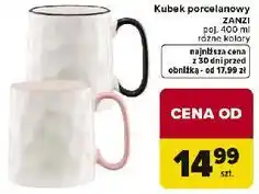 Carrefour Kubek porcelanowy ZANZI (różne kolory) oferta