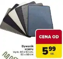 Carrefour Dywanik KORFU (wym. 40x60 cm, 50x80 cm) oferta