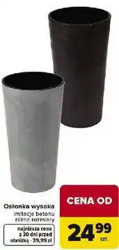 Carrefour Osłonka wysoka imitacja betonu oferta