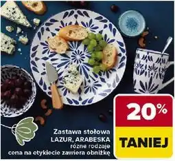 Carrefour Zastawa stołowa LAZUR, ARABESKA oferta