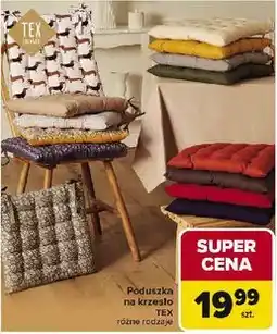 Carrefour Poduszka na krzesło TEX oferta