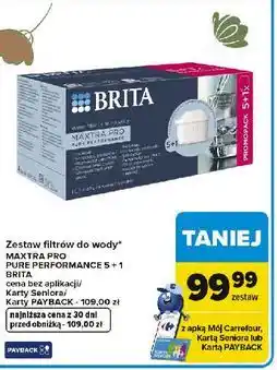 Carrefour Zestaw filtrów do wody MAXTRA PRO PURE PERFORMANCE 5+1 BRITA oferta