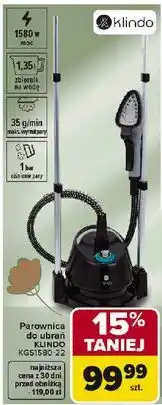 Carrefour Parownica do ubrań KLINDO KSG15910-22 oferta