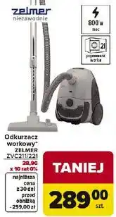 Carrefour Odkurzacz workowy ZELMER ZVC211ZP oferta