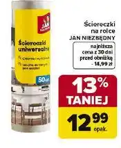 Carrefour Ściereczki na rolce JAN NIEZBĘDNY (50 szt.) oferta