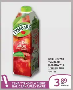 Selgros Sok i nektar tymbark jabłkowy oferta