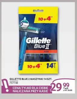 Selgros Gillette blue 2 maszynki oferta