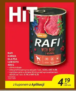 Selgros Rafi karma dla psa lub kota oferta
