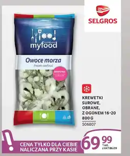 Selgros Krewetki surowe, obrane, z ogonem 16-20 oferta