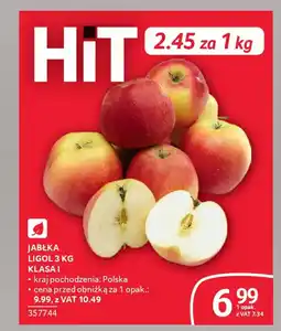 Selgros Jabłka ligol klasa i oferta
