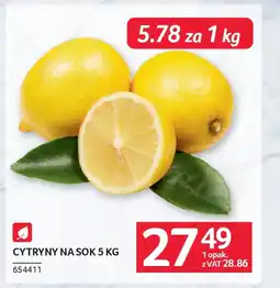 Selgros Cytryny na sok oferta