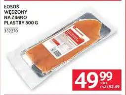 Selgros Łosoś wędzony na zimno plastry oferta