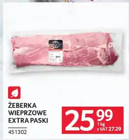 Selgros Żeberka wieprzowe extra paski oferta