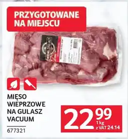 Selgros Mięso wieprzowe na gulasz vacuum oferta