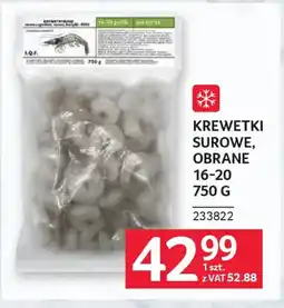 Selgros Krewetki surowe, obrane 16-20 oferta