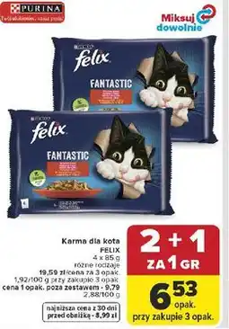 Carrefour Karma dla kota Felix Fantastic oferta