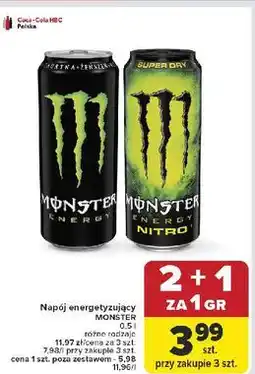 Carrefour Napój energetyzujący MONSTER oferta