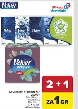 Carrefour Chusteczki higieniczne VELVET oferta