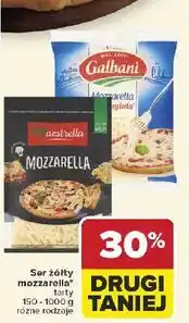 Carrefour Ser żółty mozzarella 150 - 1000 g różne rodzaje oferta