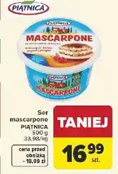 Carrefour Ser mascarpone PIĄTNICA 38% oferta