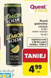 Carrefour Napój gazowany LEMON SODA oferta