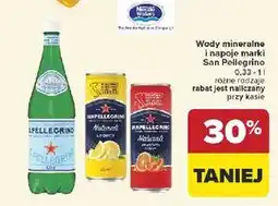 Carrefour Wody mineralne i napoje marki San Pellegrino oferta
