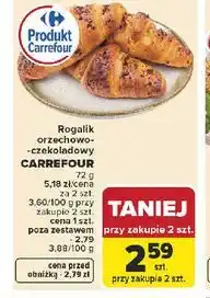 Carrefour Rogalik orzechowo-czekoladowy CARREFOUR oferta