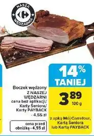 Carrefour Boczek wędzony Z NASZEJ WĘDZARNI oferta