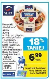 Carrefour Koreczki śledziowe SEKO oferta