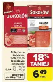Carrefour Polędwica sopocka, polędwica łososiowa SOKOŁÓW oferta