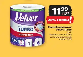 Ręcznik papierowy Velvet Turbo super mocny