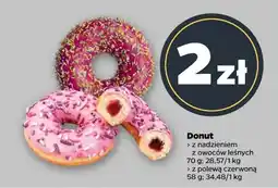 Netto Donut (z nadzieniem z owoców leśnych / z polewą czerwoną) oferta