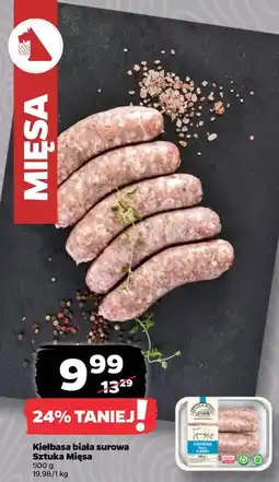 Netto Kiełbasa biała surowa Sztuka Mięsa oferta