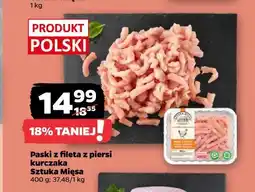 Netto Paski z fileta z piersi kurczaka Sztuka Mięsa oferta