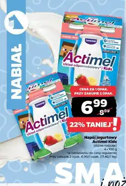 Netto Actimel Kids jogurtowy napój oferta