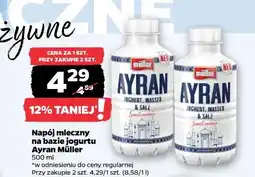 Netto Ayran Müller napój mleczny jogurtowy oferta
