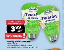 Netto Twaróg półtłusty Miletto oferta