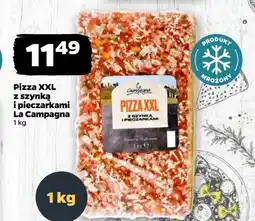 Netto Pizza XXL z szynką i pieczarkami La Campagna (1kg) oferta