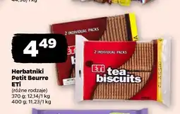 Netto Herbatniki Petit Beurre ETi oferta