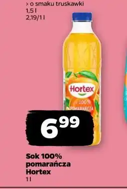 Netto Sok 100% pomarańcza Hortex oferta
