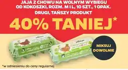 Netto Jaja z chowu na wolnym wybiegu, 10 szt., rozmiar M i L oferta