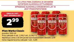 Netto Piwo Warka Classic oferta