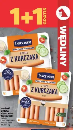 Netto Parówki z fileta z kurczaka Tarczyński oferta