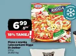 Netto Pizza z szynką i pieczarkami Riggs Dr. Oetker oferta