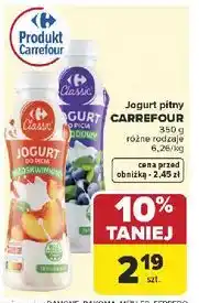 Carrefour Jogurt pitny CARREFOUR oferta