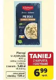 Carrefour Pierogi U JĘDRUSIA z kapustą i grzybami oferta