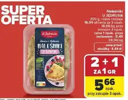 Carrefour Naleśniki U JĘDRUSIA z serem oferta